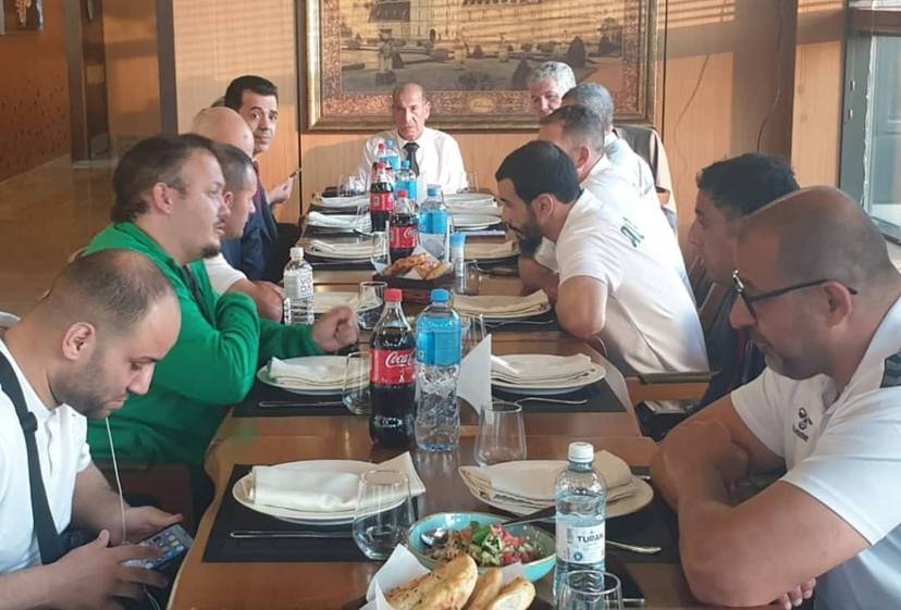 A dinner party in honor of the Algerian delegation participating in the World Blind Judo Championships in Astana, Kazakhstan, on May 14, 2025