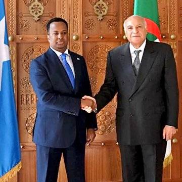 The Minister of State, Minister of Foreign Affairs, National Community Abroad and African Affairs received the Minister of Foreign Affairs and International Cooperation of the Republic of Somalia
