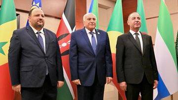The Minister of State arrived to participate in the proceedings of the 14th ministerial meeting of the Committee of Heads of State and Government on the reform of the United Nations Security Council